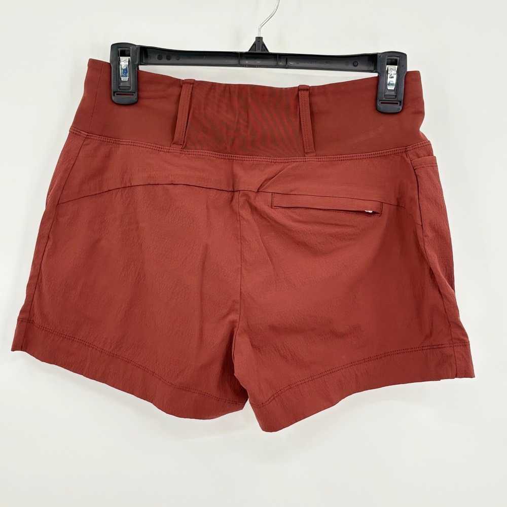 Athleta Trekkie North Short 2 Rust Red Hiking Travel Ripstop Womens Gorpcore - Picture 2 of 9